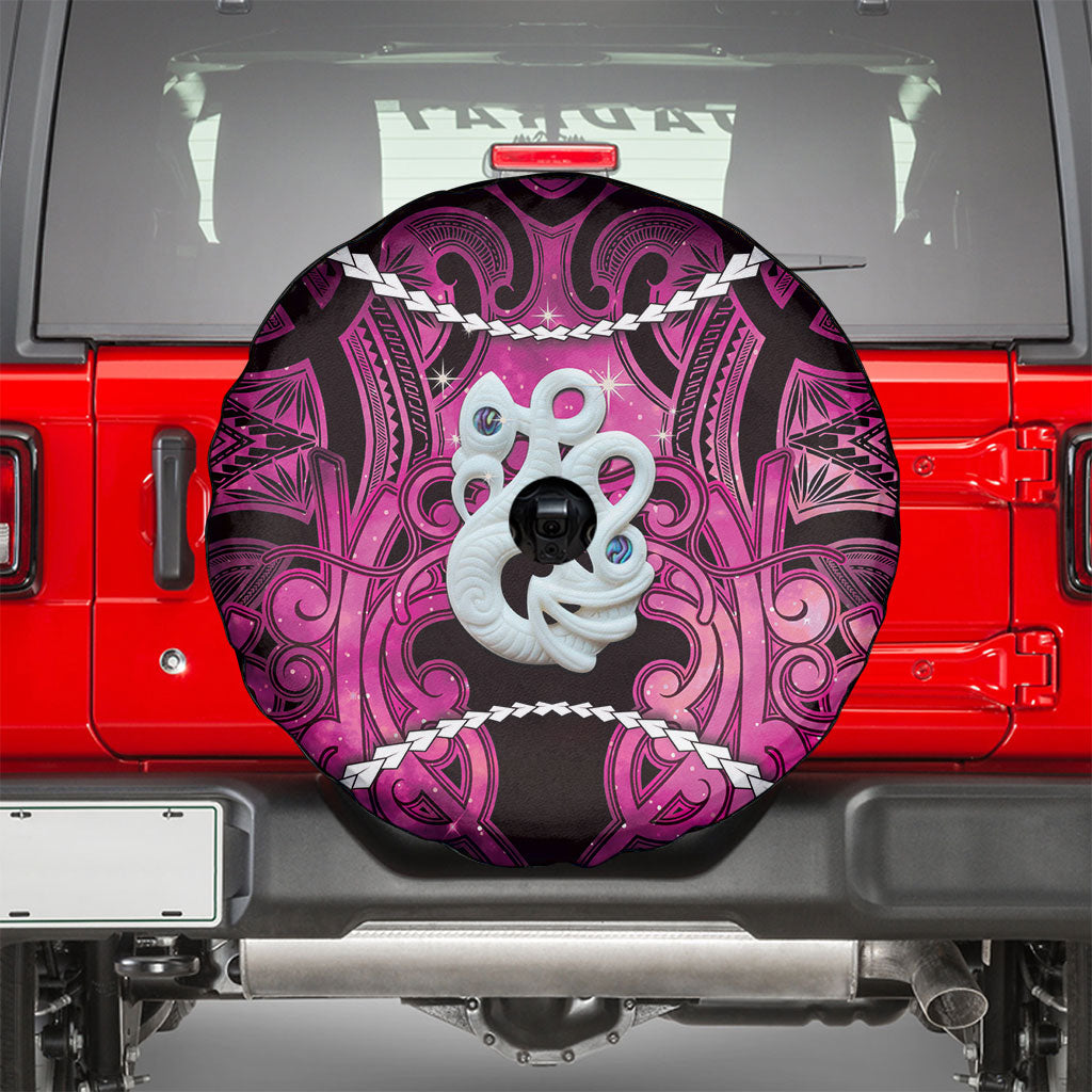 Maori Matariki Manaia Mawhero Spare Tire Cover Maori Kowhaiwhai Pattern Galaxy LT01 - Polynesian Pride