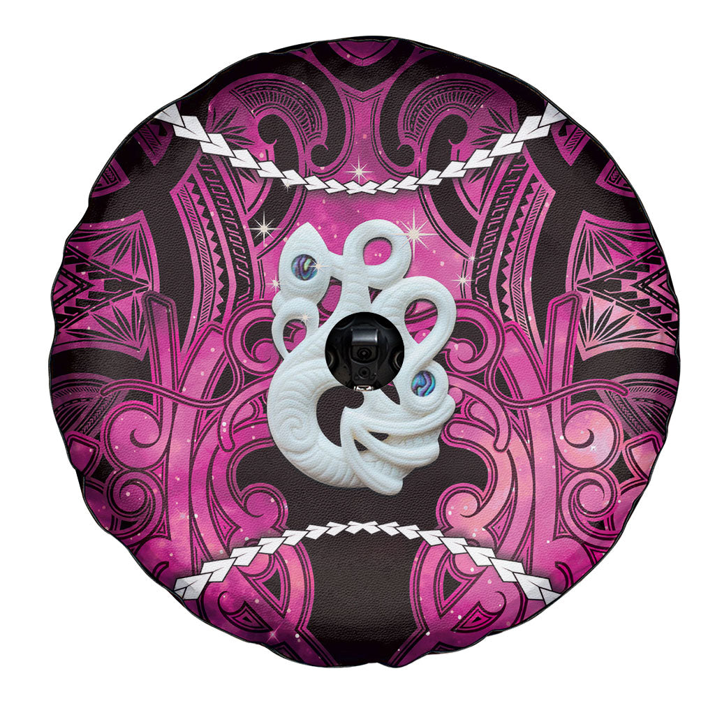 Maori Matariki Manaia Mawhero Spare Tire Cover Maori Kowhaiwhai Pattern Galaxy LT01 - Polynesian Pride
