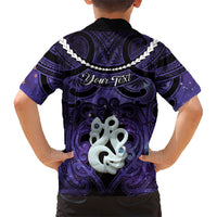 Personalised Maori Matariki Manaia Waiporoporo Hawaiian Shirt Maori Kowhaiwhai Pattern Galaxy