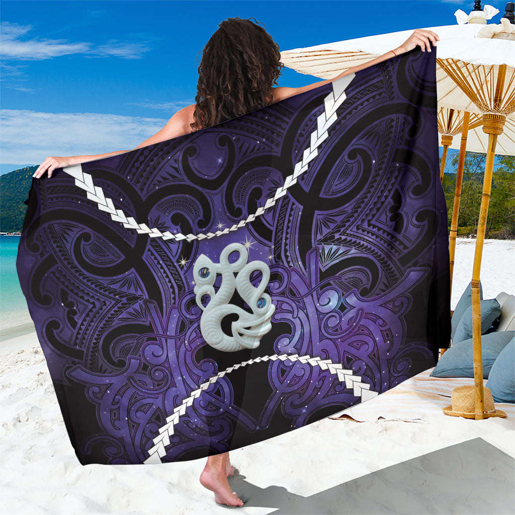 Maori Matariki Manaia Waiporoporo Sarong Maori Kowhaiwhai Pattern Galaxy