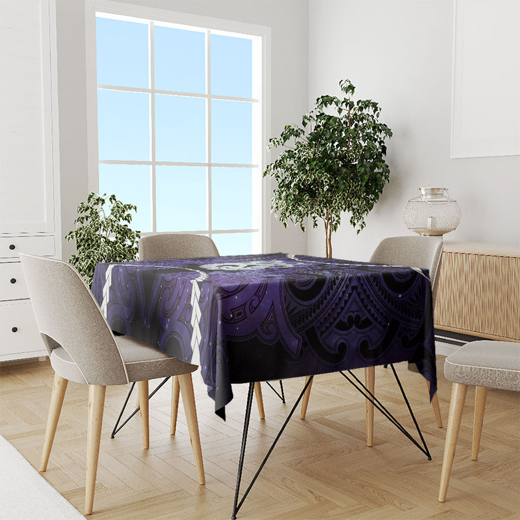 Maori Matariki Manaia Waiporoporo Tablecloth Maori Kowhaiwhai Pattern Galaxy