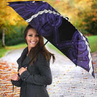 Maori Matariki Manaia Waiporoporo Umbrella Maori Kowhaiwhai Pattern Galaxy
