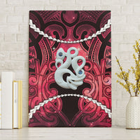 Maori Matariki Manaia Whero Canvas Wall Art Maori Kowhaiwhai Pattern Galaxy