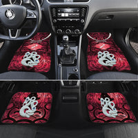 Personalised Maori Matariki Manaia Whero Car Mats Maori Kowhaiwhai Pattern Galaxy