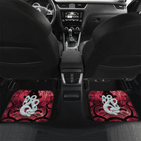 Personalised Maori Matariki Manaia Whero Car Mats Maori Kowhaiwhai Pattern Galaxy