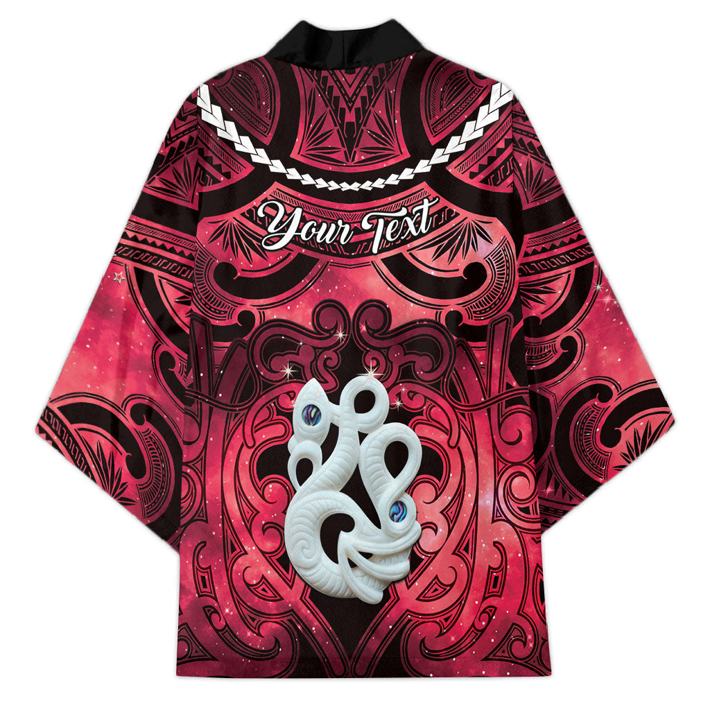 Personalised Maori Matariki Manaia Whero Kimono Maori Kowhaiwhai Pattern Galaxy