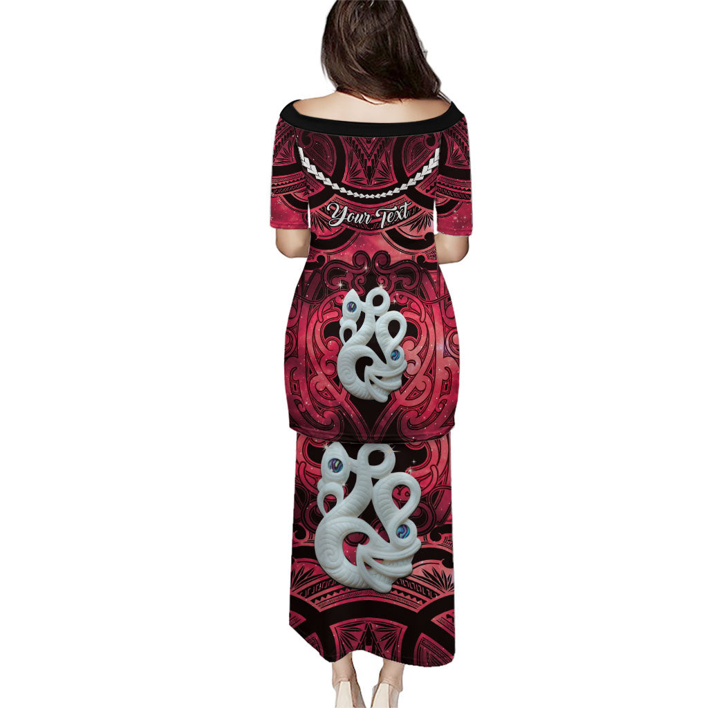 Personalised Maori Matariki Manaia Whero Puletasi Maori Kowhaiwhai Pattern Galaxy