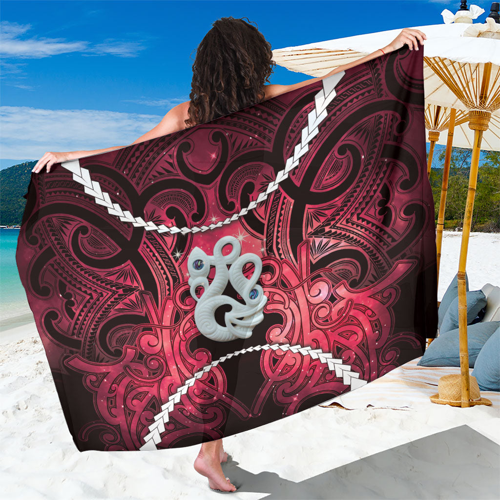 Maori Matariki Manaia Whero Sarong Maori Kowhaiwhai Pattern Galaxy
