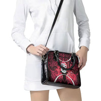Maori Matariki Manaia Whero Shoulder Handbag Maori Kowhaiwhai Pattern Galaxy LT01 - Polynesian Pride