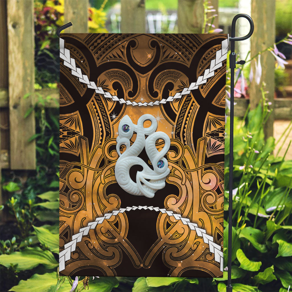 Maori Matariki Manaia Kowhai Garden Flag Maori Kowhaiwhai Pattern Galaxy