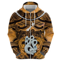 Personalised Maori Matariki Manaia Kowhai Hoodie Maori Kowhaiwhai Pattern Galaxy LT01 - Polynesian Pride