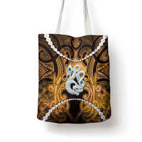 Maori Matariki Manaia Kowhai Tote Bag Maori Kowhaiwhai Pattern Galaxy