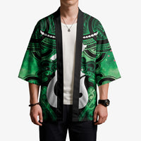 Personalised Maori Matariki Hei Matau Kakariki Kimono Maori Kowhaiwhai Pattern Galaxy