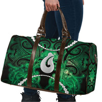 Maori Matariki Hei Matau Kakariki Travel Bag Maori Kowhaiwhai Pattern Galaxy