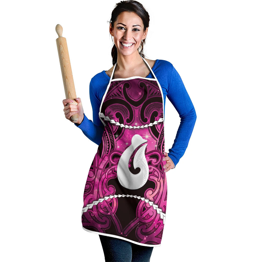 Maori Matariki Hei Matau Mawhero Apron Maori Kowhaiwhai Pattern Galaxy