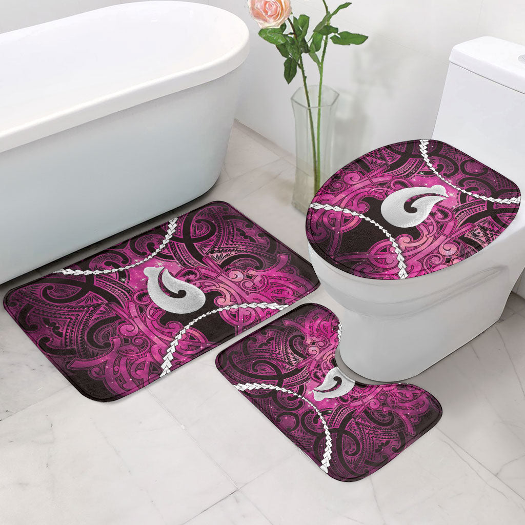 Maori Matariki Hei Matau Mawhero Bathroom Set Maori Kowhaiwhai Pattern Galaxy