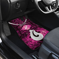 Personalised Maori Matariki Hei Matau Mawhero Car Mats Maori Kowhaiwhai Pattern Galaxy