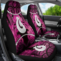 Maori Matariki Hei Matau Mawhero Car Seat Cover Maori Kowhaiwhai Pattern Galaxy