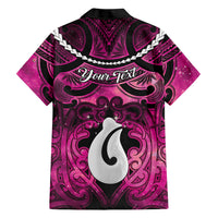 Personalised Maori Matariki Hei Matau Mawhero Family Matching Long Sleeve Bodycon Dress and Hawaiian Shirt Maori Kowhaiwhai Pattern Galaxy LT01 - Polynesian Pride