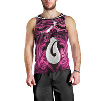 Personalised Maori Matariki Hei Matau Mawhero Men Tank Top Maori Kowhaiwhai Pattern Galaxy