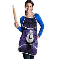 Maori Matariki Hei Matau Waiporoporo Apron Maori Kowhaiwhai Pattern Galaxy