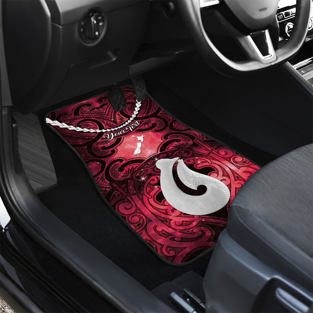 Personalised Maori Matariki Hei Matau Whero Car Mats Maori Kowhaiwhai Pattern Galaxy