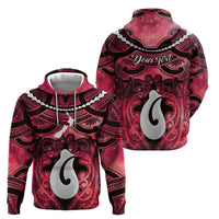 Personalised Maori Matariki Hei Matau Whero Hoodie Maori Kowhaiwhai Pattern Galaxy