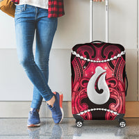 Maori Matariki Hei Matau Whero Luggage Cover Maori Kowhaiwhai Pattern Galaxy