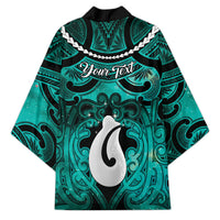 Personalised Maori Matariki Hei Matau Turquoise Kimono Maori Kowhaiwhai Pattern Galaxy