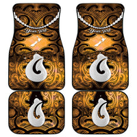 Personalised Maori Matariki Hei Matau Kowhai Car Mats Maori Kowhaiwhai Pattern Galaxy LT01 - Polynesian Pride