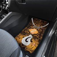 Personalised Maori Matariki Hei Matau Kowhai Car Mats Maori Kowhaiwhai Pattern Galaxy LT01 - Polynesian Pride