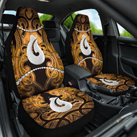 Maori Matariki Hei Matau Kowhai Car Seat Cover Maori Kowhaiwhai Pattern Galaxy