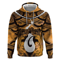 Personalised Maori Matariki Hei Matau Kowhai Hoodie Maori Kowhaiwhai Pattern Galaxy