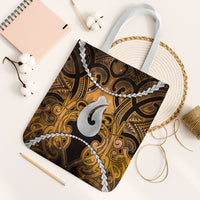 Maori Matariki Hei Matau Kowhai Tote Bag Maori Kowhaiwhai Pattern Galaxy