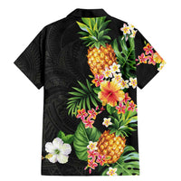 Hawaii Pineapple Tropical Family Matching Mermaid Dress and Hawaiian Shirt Colorful Hibiscus Plumeria LT01 - Polynesian Pride