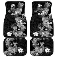 Hawaii Pineapple Tropical Car Mats Neutral Hibiscus Plumeria LT01 - Polynesian Pride