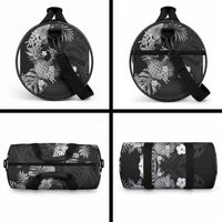 Hawaii Pineapple Tropical Duffle Bag Neutral Hibiscus Plumeria LT01 - Polynesian Pride