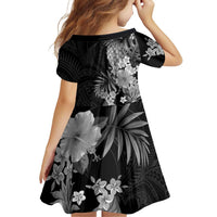 Hawaii Pineapple Tropical Family Matching Puletasi and Hawaiian Shirt Neutral Hibiscus Plumeria LT01 - Polynesian Pride