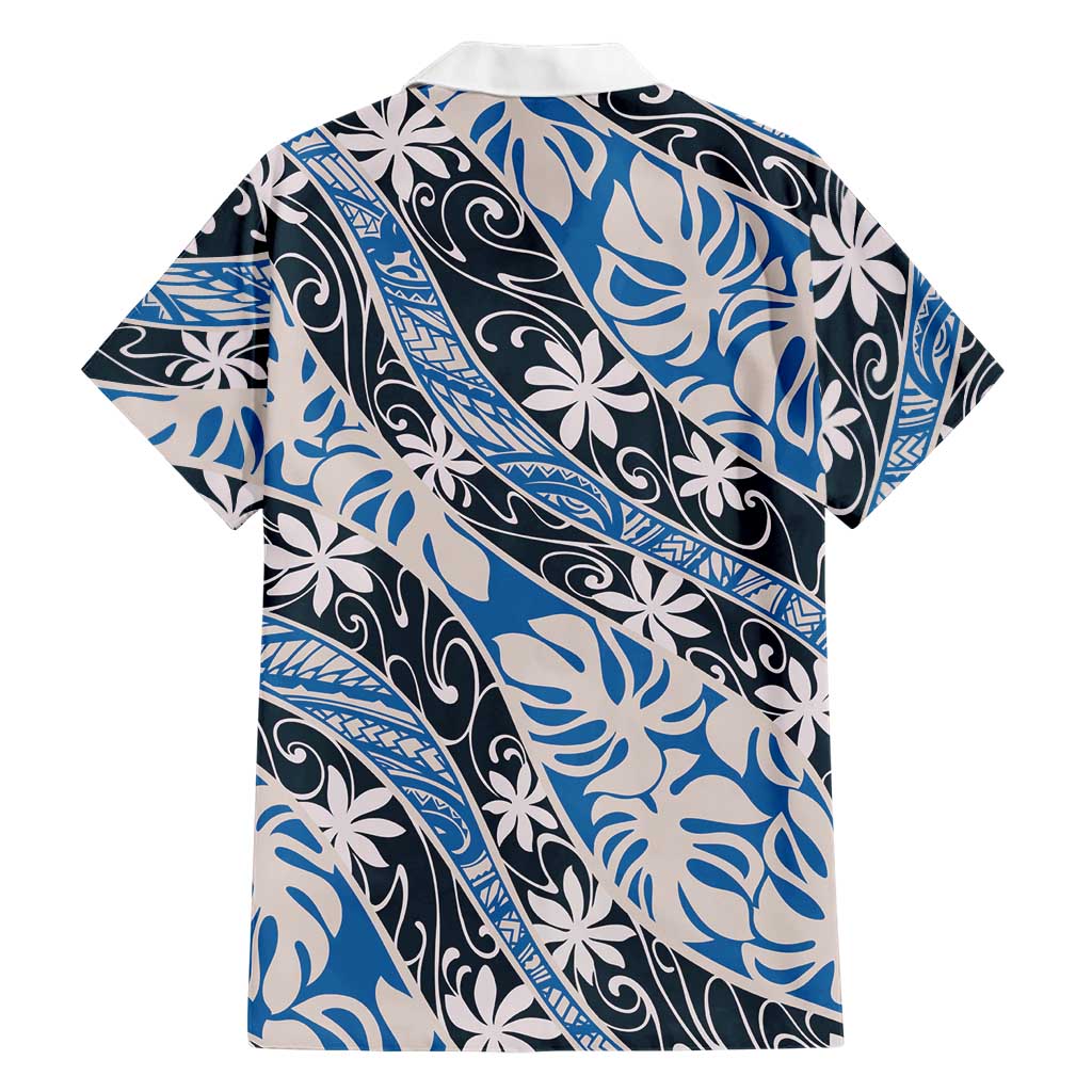 Ninamu Tahiti Tiare Monstera Family Matching Mermaid Dress and Hawaiian Shirt Polynesian Pattern Curve Style LT01 - Polynesian Pride