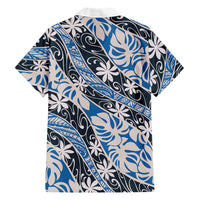 Ninamu Tahiti Tiare Monstera Family Matching Summer Maxi Dress and Hawaiian Shirt Polynesian Pattern Curve Style LT01 - Polynesian Pride