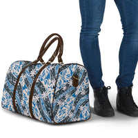 Ninamu Tahiti Tiare Monstera Travel Bag Polynesian Pattern Curve Style - Polynesian Pride