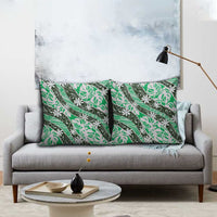 Matie Tahiti Tiare Monstera Pillow Cover Polynesian Pattern Curve Style LT01 - Polynesian Pride