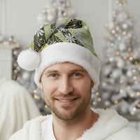 Olive Tahiti Tiare Monstera Christmas Santa Hat Polynesian Pattern Curve Style LT01 - Polynesian Pride