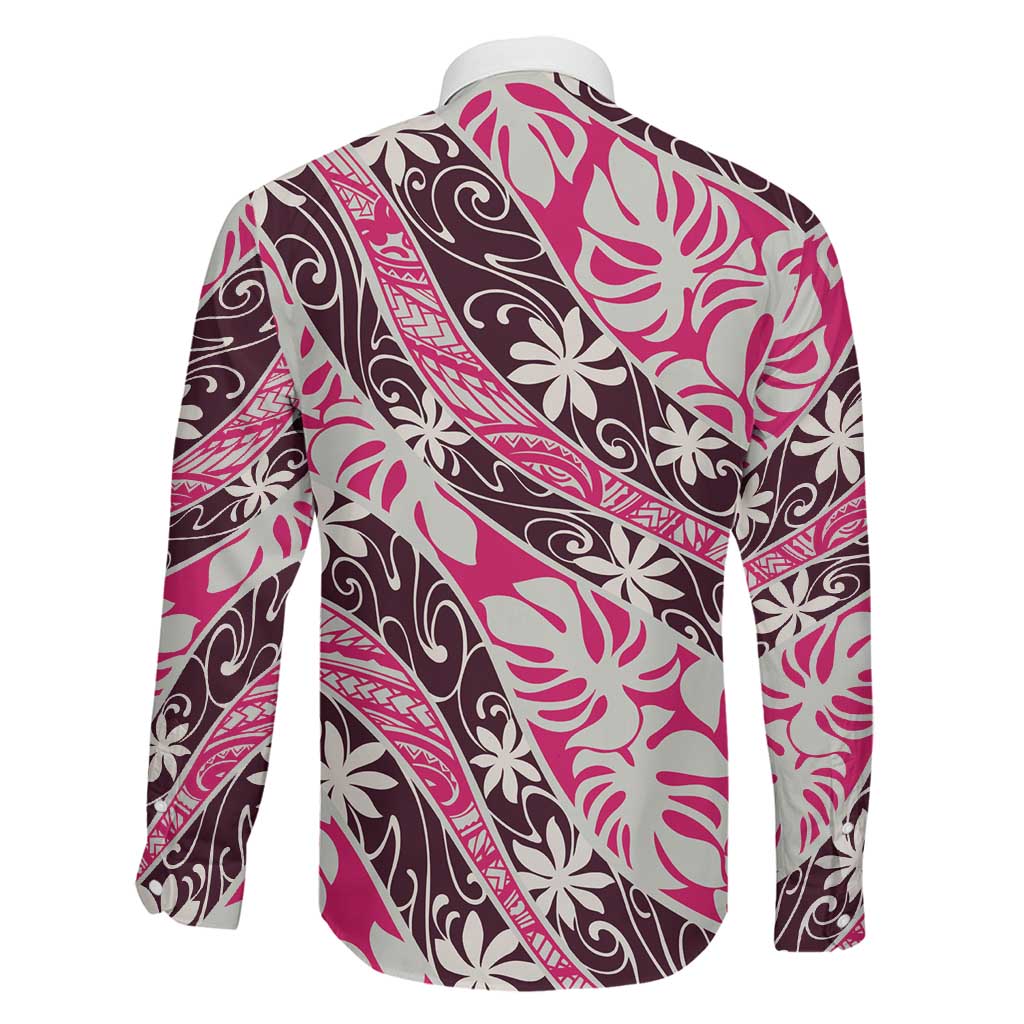 Tarona Tahiti Tiare Monstera Family Matching Mermaid Dress and Hawaiian Shirt Polynesian Pattern Curve Style LT01 - Polynesian Pride