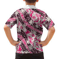 Tarona Tahiti Tiare Monstera Family Matching Off Shoulder Maxi Dress and Hawaiian Shirt Polynesian Pattern Curve Style LT01 - Polynesian Pride