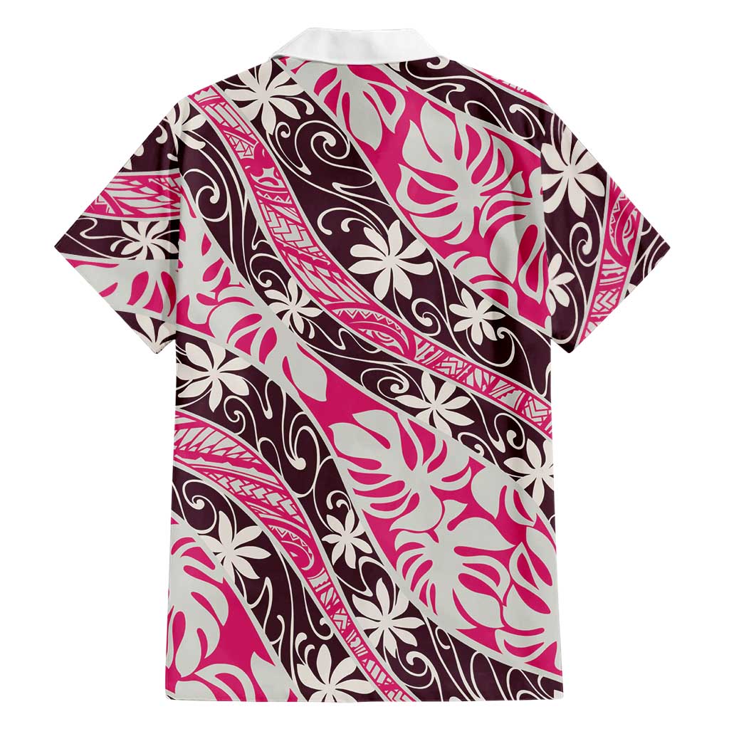 Tarona Tahiti Tiare Monstera Family Matching Tank Maxi Dress and Hawaiian Shirt Polynesian Pattern Curve Style LT01 - Polynesian Pride