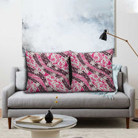 Tarona Tahiti Tiare Monstera Pillow Cover Polynesian Pattern Curve Style LT01 - Polynesian Pride