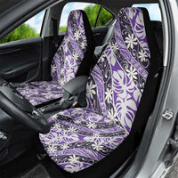 Vareau Tahiti Tiare Monstera Car Seat Cover Polynesian Pattern Curve Style LT01 - Polynesian Pride