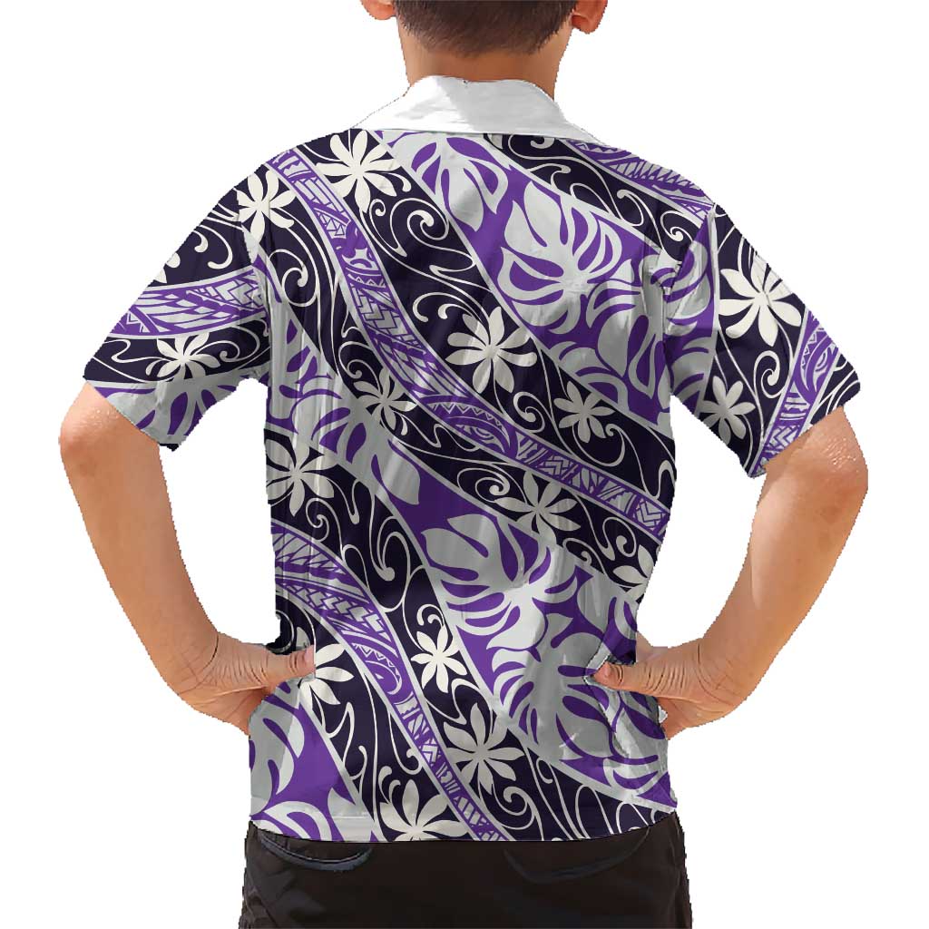Vareau Tahiti Tiare Monstera Family Matching Mermaid Dress and Hawaiian Shirt Polynesian Pattern Curve Style LT01 - Polynesian Pride
