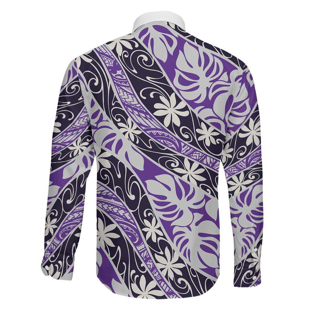 Vareau Tahiti Tiare Monstera Family Matching Mermaid Dress and Hawaiian Shirt Polynesian Pattern Curve Style LT01 - Polynesian Pride